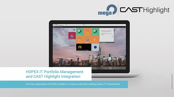 HOPEX IT Portfolio Management and CAST Highlight Integration Data Sheet