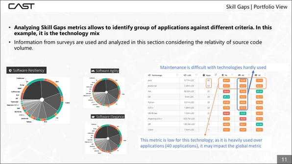 Gaps in developer capabilities and staffing allocation