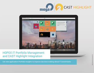 HOPEX IT Portfolio Management and CAST Highlight Integration Data Sheet