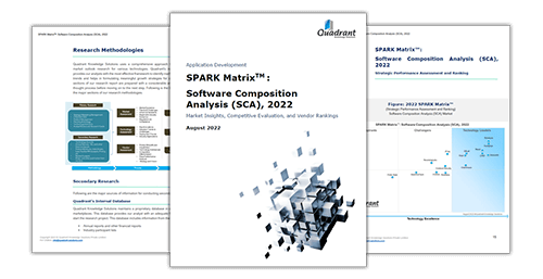 2022 SPARK Matrix™ Research for Software Composition Analysis by Quadrant Knowledge Solutions
