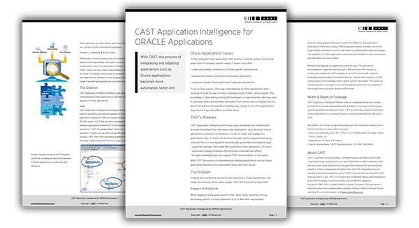CAST For Oracle Applications