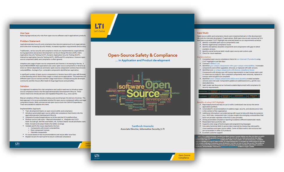Open-Source Safety & Compliance