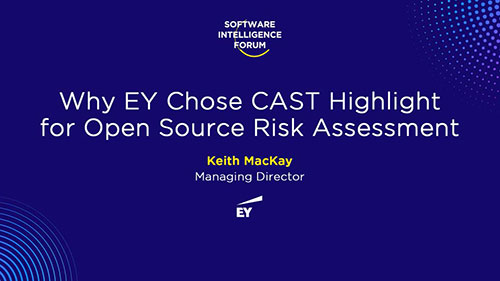 Why EY Chose CAST Highlight for Rapid Open Source Risk Analysis